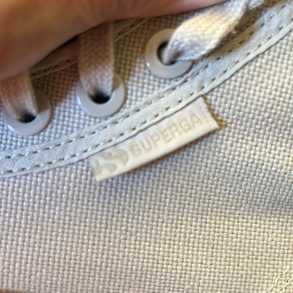 SUPERGA Alpina S21253W tan high top canvas utilitarian  sneaker tennis shoe. 38 - Picture 11 of 11